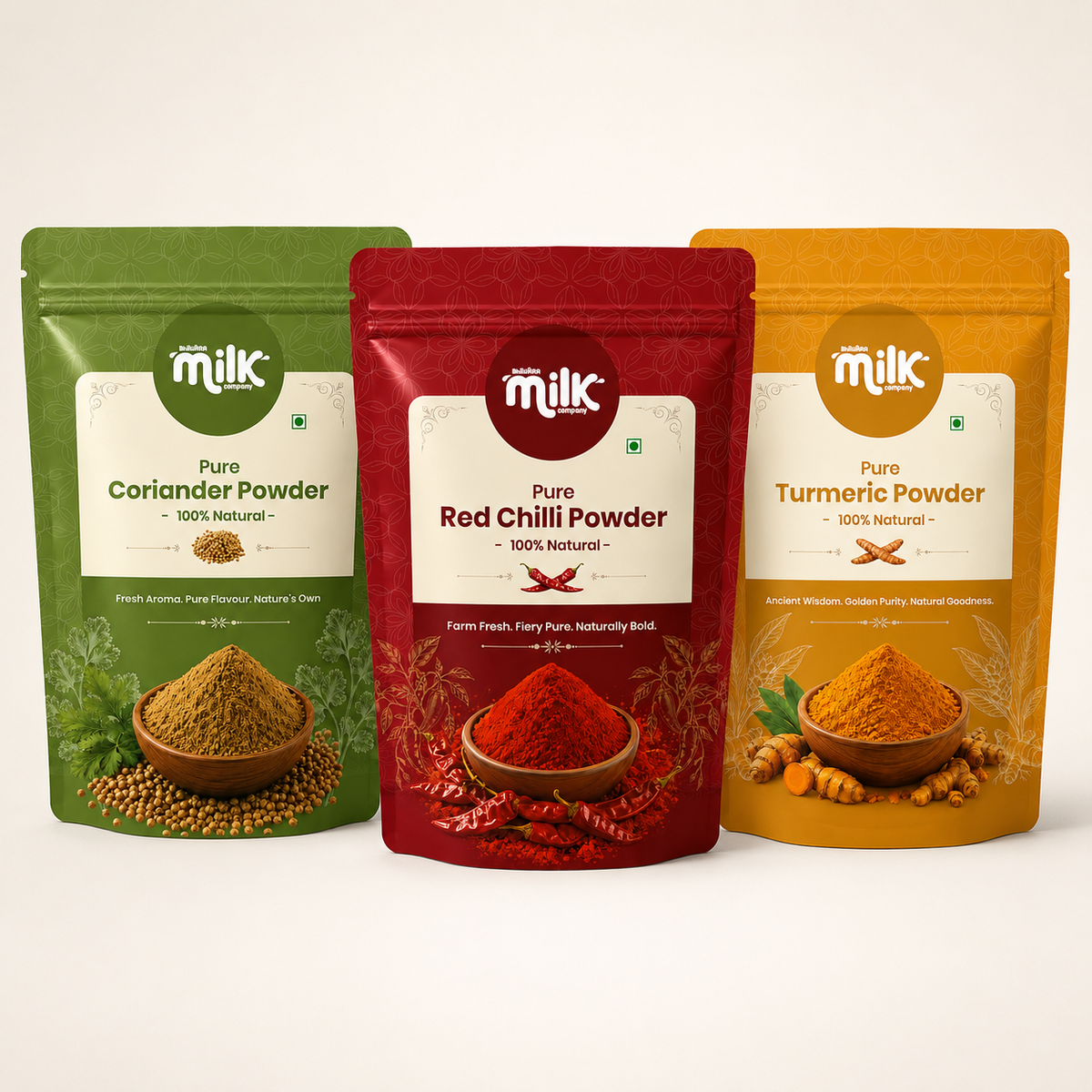 Masala Combo (Red Chilli Powder , Coriander Powder , Turmeric Powder)