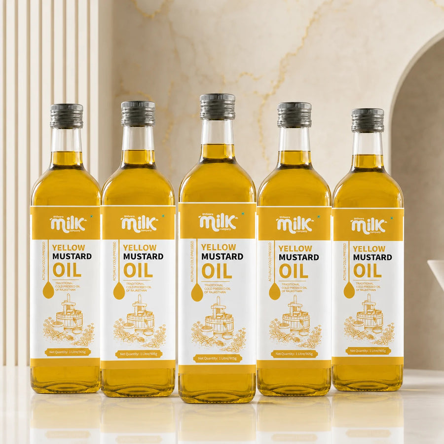 Bhilwara Cold Pressed Yellow mustard Oil - 5 LTR