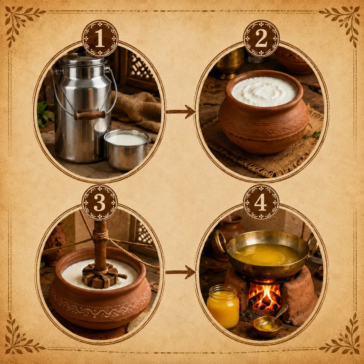 What Is Bilona Ghee? The 4-Step Vedic Method Explained