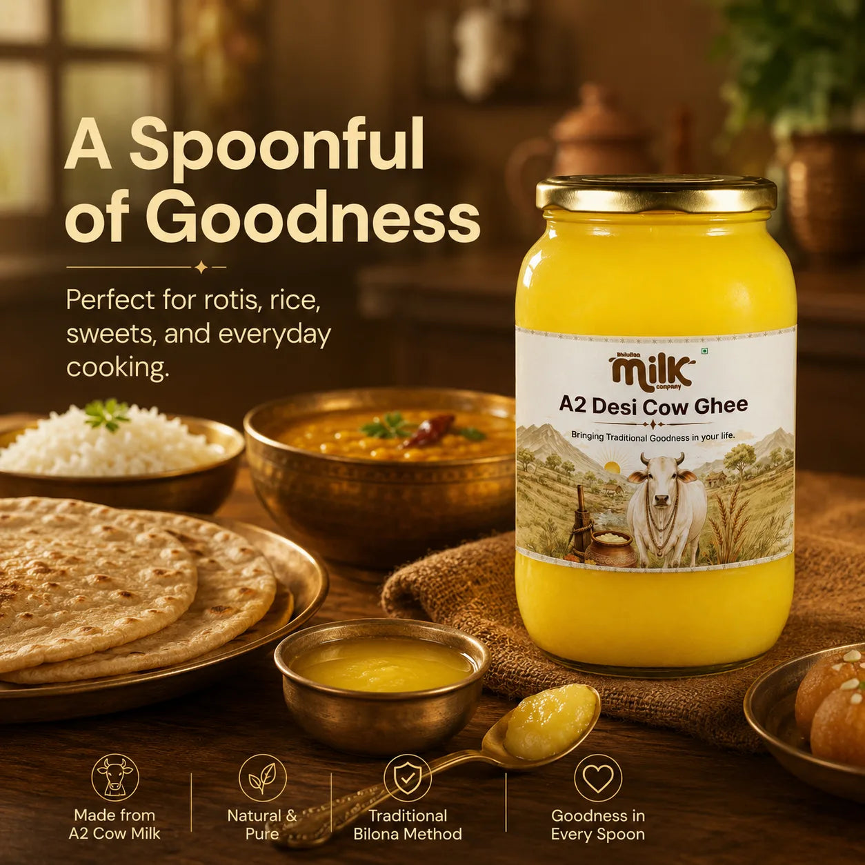 Bhilwara A2 Desi Cow Ghee