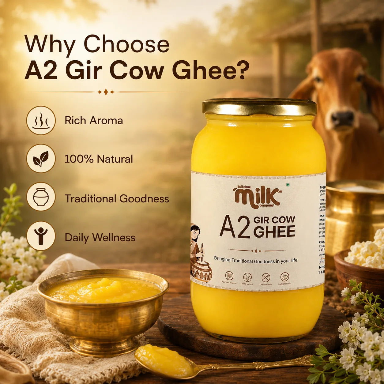 Bhilwara A2 Gir Cow Ghee
